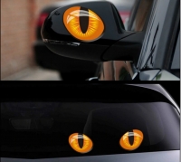 Nálepka na auto- Mačacie oči
