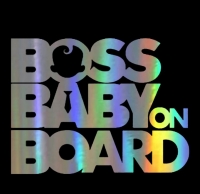 Nálepka na auto- Baby Boss