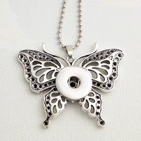 Snap náhrdeľník Motýľ