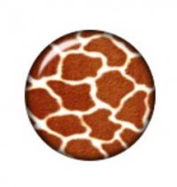 Snap button Giraffe Print