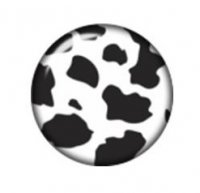 Snap button Cow Print