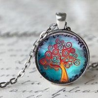 Strieborný náhrdelník Strom života 7