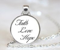 Strieborný náhrdelník Viera Láska Nádej
