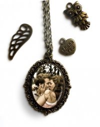 Bronzový náhrdelník s vašou fotkou, MALÝ