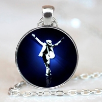 Strieborný náhrdelník Michael Jackson 2