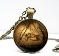 Bronzový náhrdelník Horovo oko